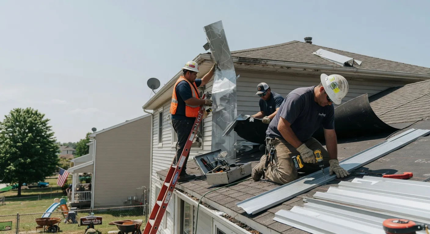 Metal Roof Repair in Toddville, IA